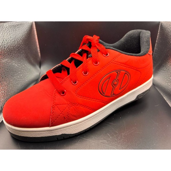 ✅️Mens HEELYS Size 8 WHEELED SKATE SHOES Red/Black/White HES10434❤️ - Picture 4 of 12